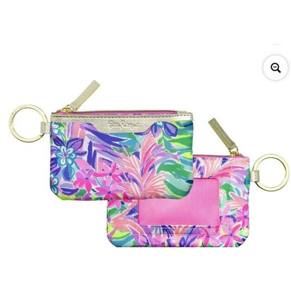 Lilly Pulitzer Handbags - Lilly Pulitzer ID Case Holder It Was All A Dream Wallet Coin Purse
